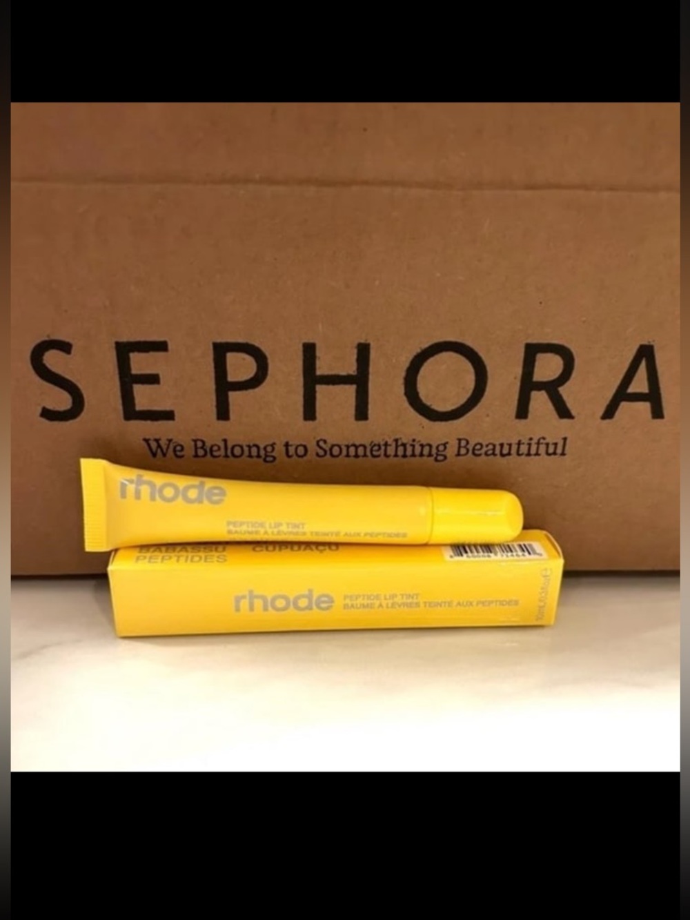 Rhode Glazed Peptide Lip Tint “Lemontini” Hailey Bieber Limited Edition SOLD OUT